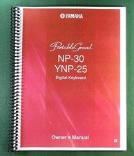 Yamaha NP-30 YNP-25 Instruction Manual: 40 Pages & Protective Covers!