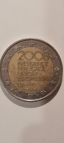 Moneta euro 2008 presidence - 2008,