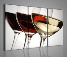 Quadri moderni tris - quadri, wine
