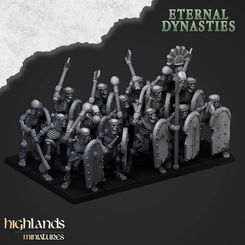 Ancient skeletons with - ancient, hand