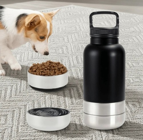 Borraccia cani acciaio inox - acciaio,