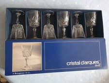 6 calici acqua Cristal