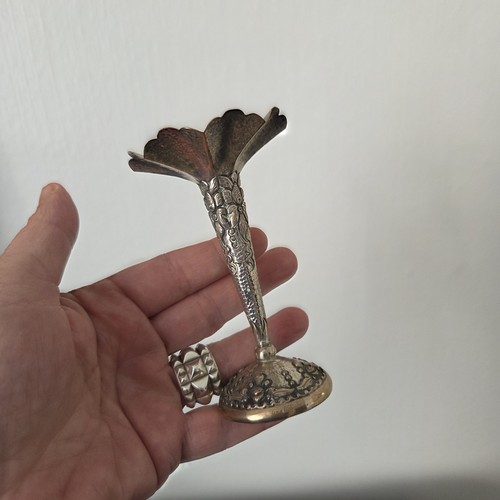Vaso antico argento tedesco - vaso, in