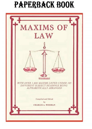 Maxims law an english - maxims,