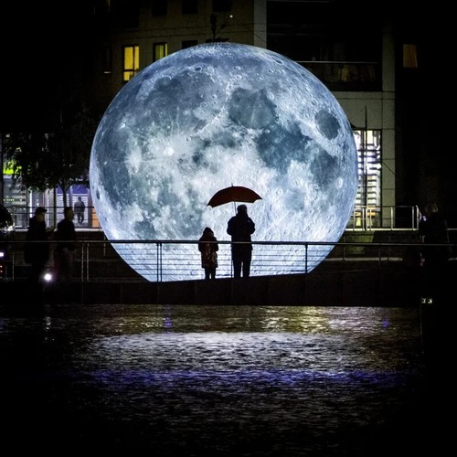 Pallone lunare gonfiabile - , 10