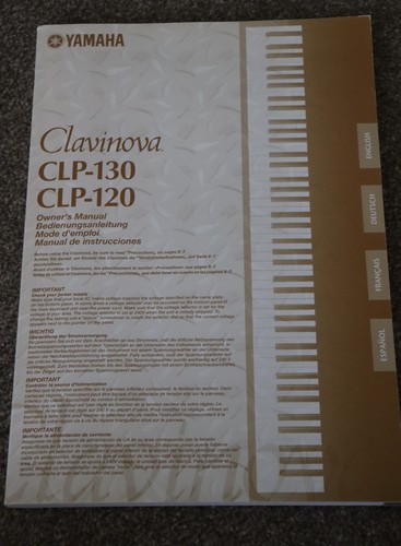Yamaha clavinova clp 130 - clavinova, 130/120