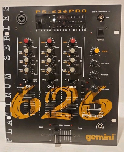 Mixer gemini 626 pro - ps-626,