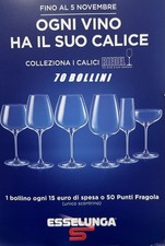 70 BOLLINI ESSELUNGA COLLEZIONE CALICI RIEDEL 2025