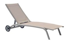 Lettino Piscina in alluminio