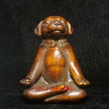 Vecchia statua cane giapponese