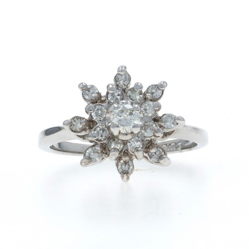 Oro bianco diamante vintage - oro,
