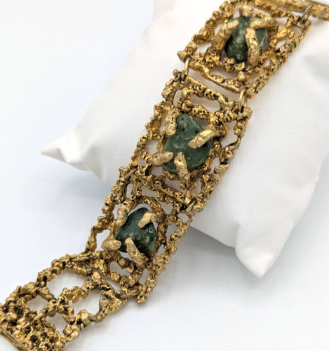 Bracciale vintage brutalista - vintage,