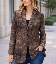 giacca blazer arazzo animale