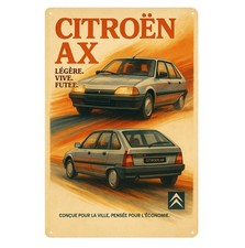 Poster in metallo per auto