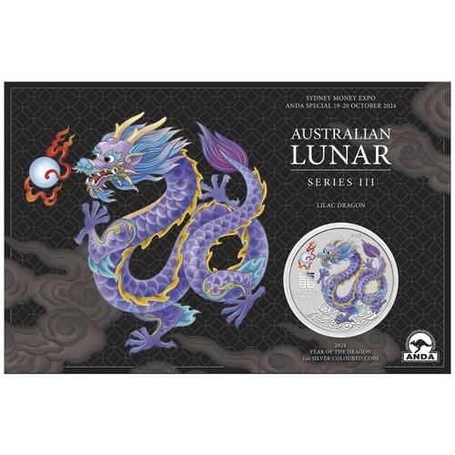 Australia argento lunar - australia, 1