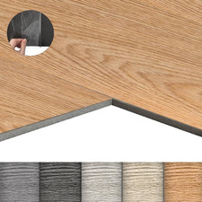 Pavimento in PVC Autoadesivo Effetto Legno, 54 Piastrelle Vinile, 7,53 M², per S