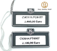 Tag Heuer Monaco / Carrera Targhetta Etichetta Tag Label Originale