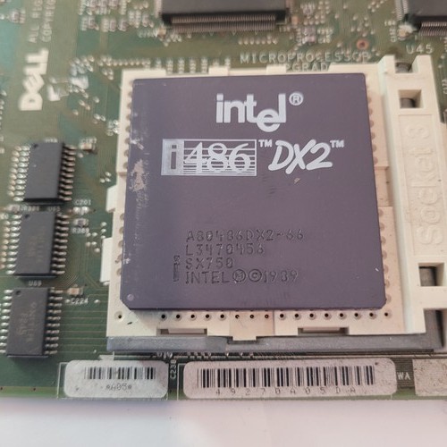Intel sx750 works i486 dx2 - intel, dx2-66
