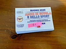 91  Buoni  2025 -  Amici di Scuola e dello Sport con bollino Riedel, Esselunga