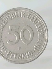 Rara moneta 50 Pfennig 1950 F