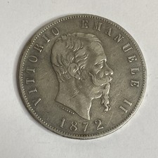 Italia Regno 5 Lire 1872