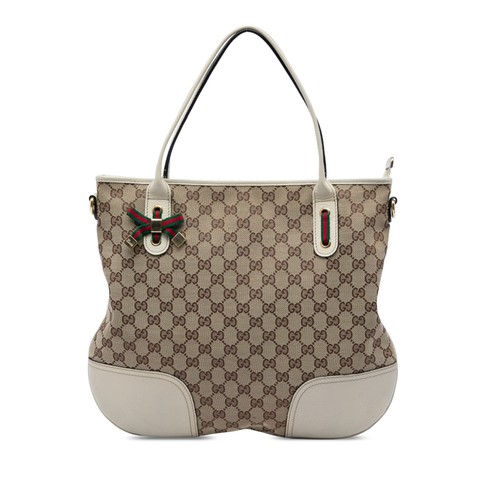 Gucci canvas princy satchel - gucci,