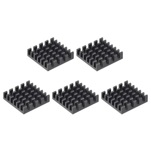 19x19x5mm nero autodesivo - nero,
