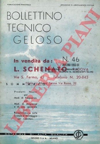 Radiotecnica geloso - radiotecnica,