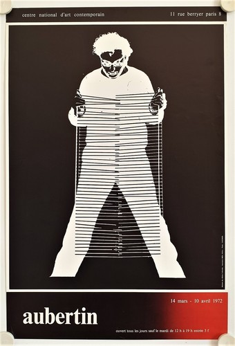 Affiche aubertin 1972 - aubertin,