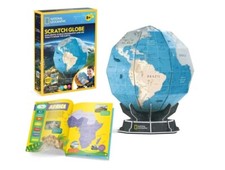 Puzzle 3D NATIONAL GEOGRAPHIC MAPPAMONDO SCRATCH GLOBE 31 pezzi - DS1082H