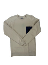 Felpa girocollo Woolrich crema