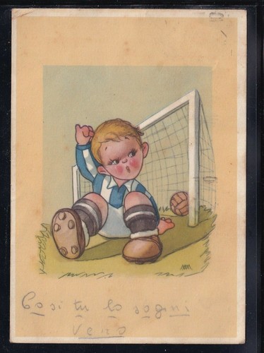 Cartolina sport calcio - cartolina,