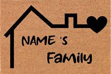 Zerbino casa personalizzato idea regalo NATALE COMPLEANNO