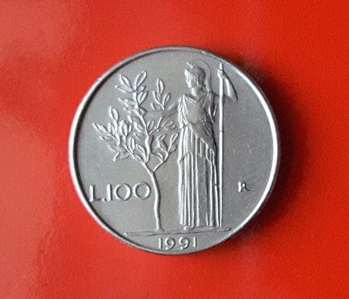 100 lire 1991 variante - 100, 99
