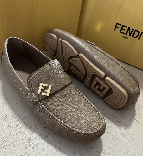 Fendi leather brown driver - fendi,