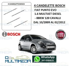 Candelette bosch fiat punto - bosch,