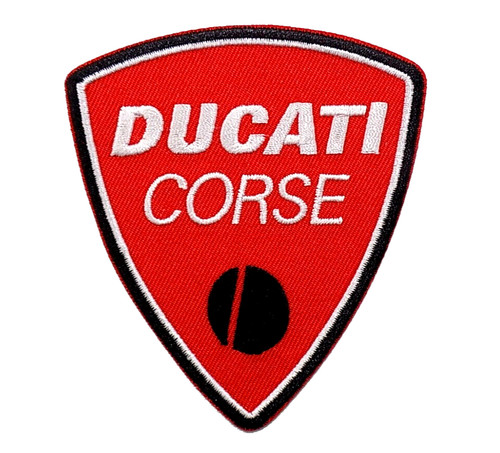 Ducati corse embroidered patch - ducati,