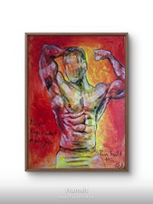 RezaArt - Quadro acrilico nudo