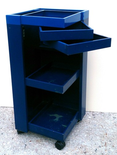 Carrello lamiera anni 70 - carrello,