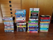 lotto piú di 65 vhs film sigillate o in ottime condizioni