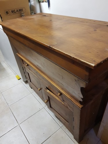 Madia vintage legno - in, fine