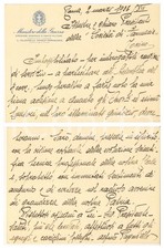 1936 ROMA Sanità Militare - Alfredo PAGNIELLO chimico-farmacista *Autografo