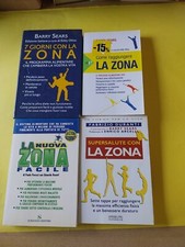 LOTTO 4 LIBRI  LA ZONA PERCORSO ALIMENTARE SUPERSALUTE  EDIZIONI VARIE