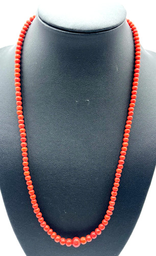 Collana corallo antico - di,