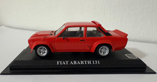 Modellino auto Fiat Abarth 131 rossa - scala 1/43