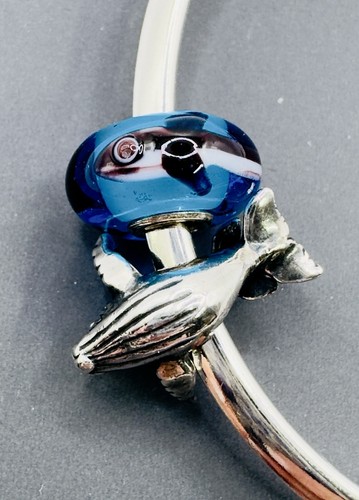 Trollbeads silver whale spirit - trollbeads,