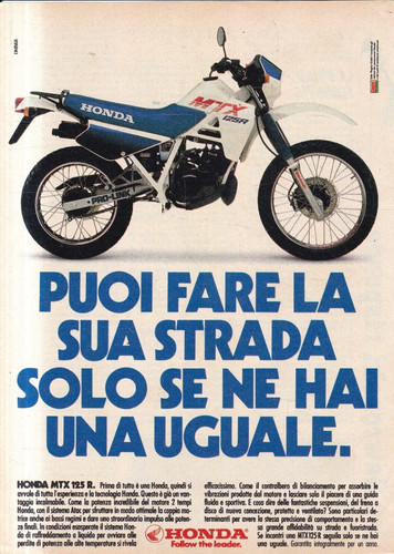 D1a moto honda mtx 125 - d1a,