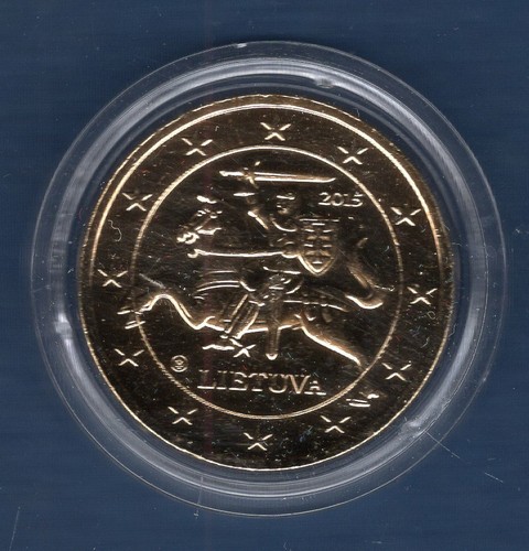Lituanie 2015 euro dorée - lituanie,