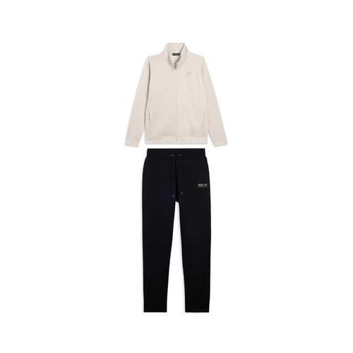 Tuta regular fit con collo