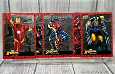 2024 Upper Deck Marvel Spider-Man Set di Carte Base 1-75 Scegli il tuo Personaggio